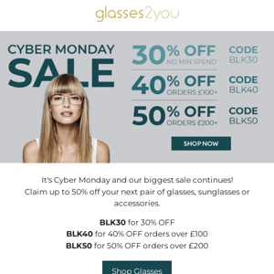 Cyber Monday: Our Biggest Sale Yet Continues.