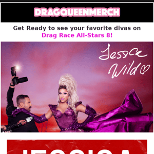 Drag Race All-Stars Queens & 20% Off Tank Tops