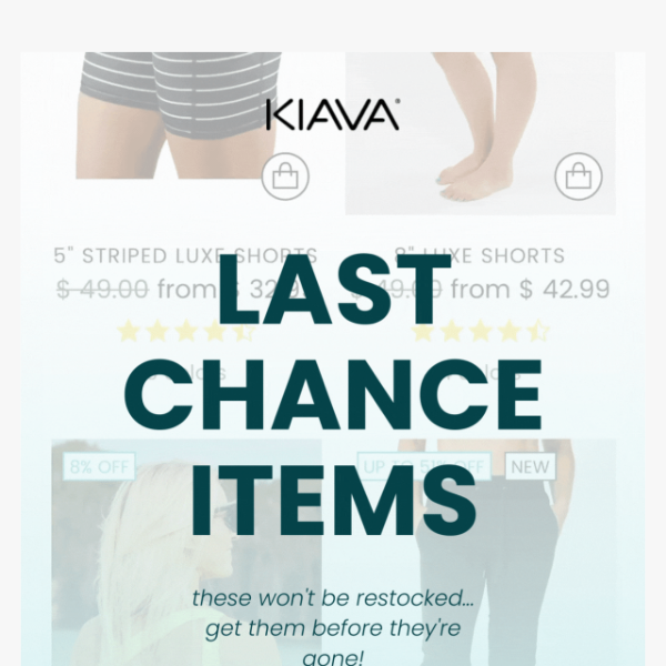 Shop last chance up to 80% off!
