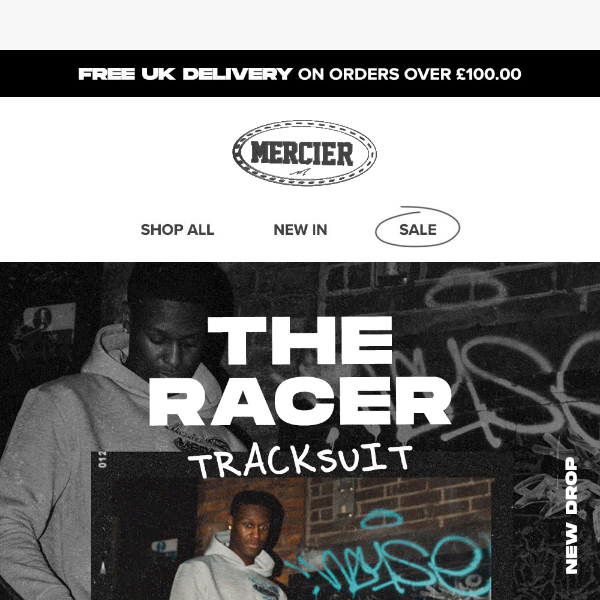 Now Live: Racer Tracksuit