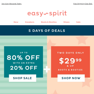 $29.99 & Up Boots & Booties + 80% Off Sale