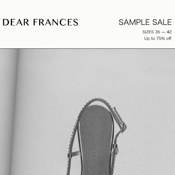 Sample Sale | Your Invitation