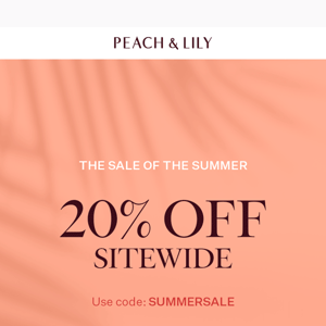 Save 20% on your perfect summer routine