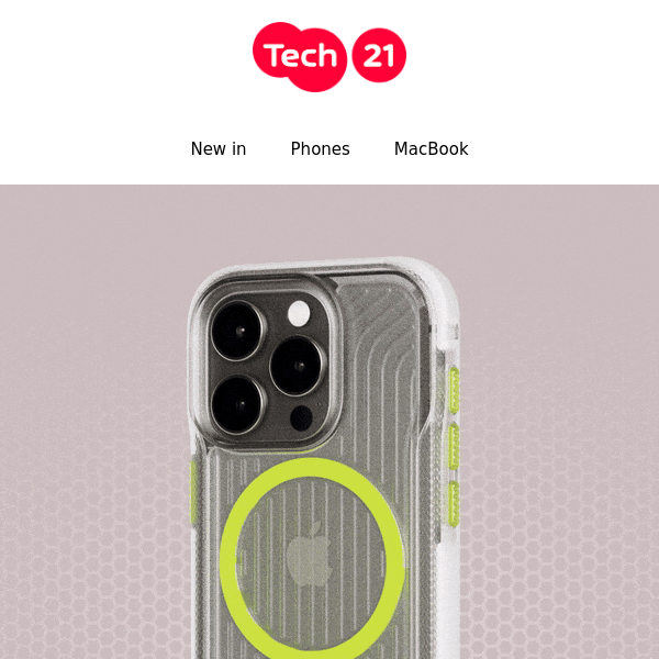 Apple x Tech21 - Elevated iPhone 15 protection