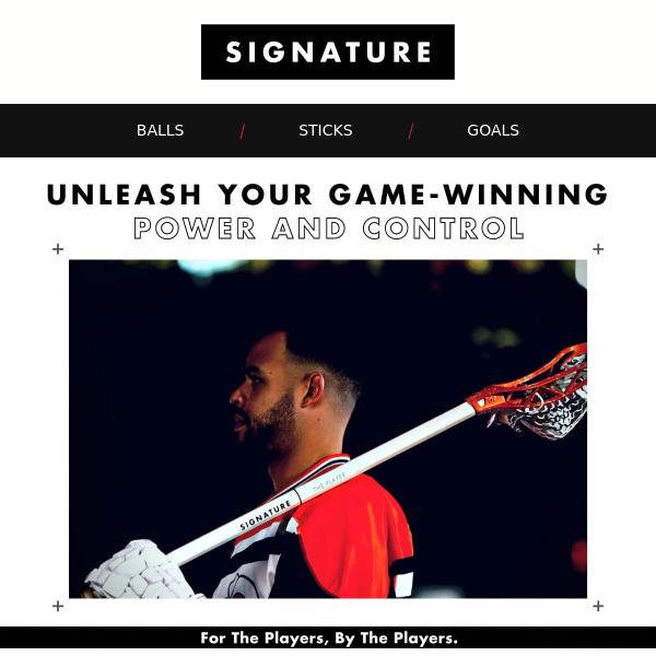 Dominate the Field with Signature Lacrosse Pro Line