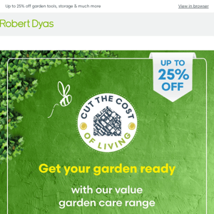 Deals to spruce up the garden | Up to 25% off