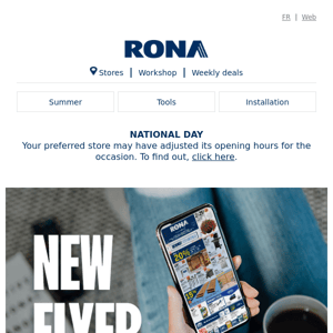 Rona, discover our current promotions