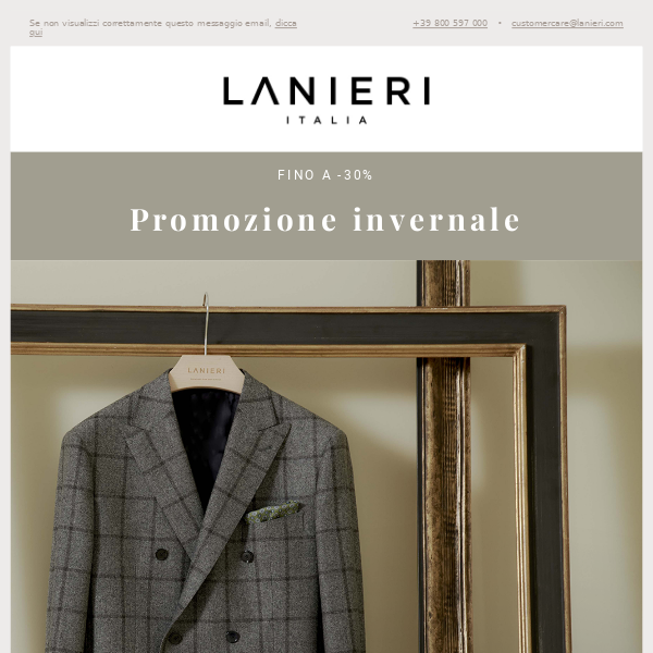 Promozione invernale Lanieri: ancora più vantaggi!