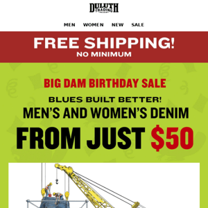 Big Dam Birthday Denim Deals From Just $50!