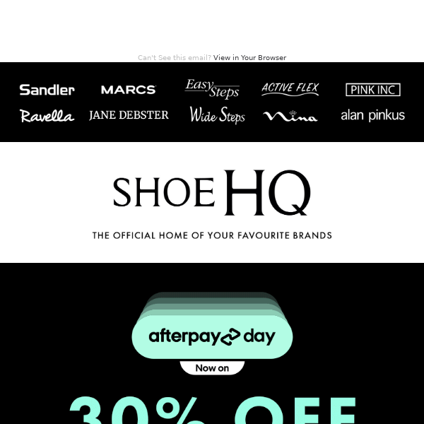 30% Off Your Fave Brands 🤍