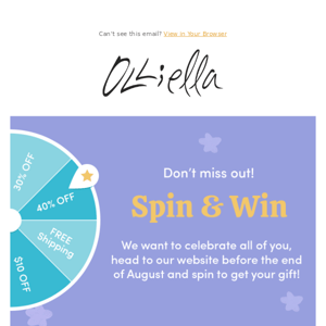 🏆 Everyone's a winner - Spin & Win ends soon!