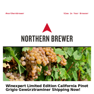 Now in Stock: Winexpert LE22 Pinot Grigio Gewürztraminer