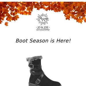 Step Up Your Style with The JO & JOE Collection's Boot Season 🍂👢