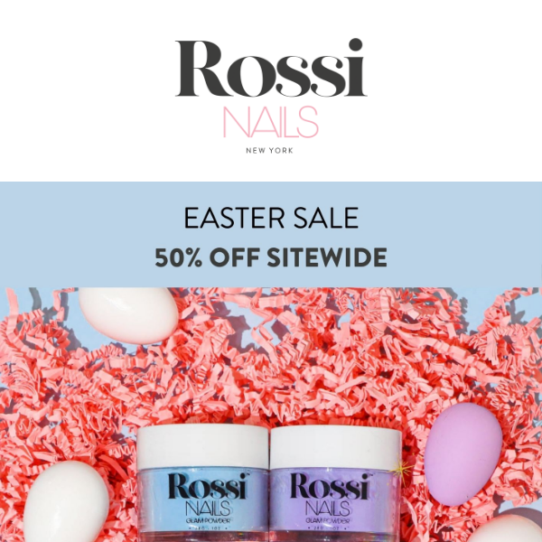 🐣Easter delight! Enjoy 50% OFF everything 🌸