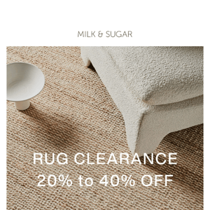 Rug Sale - Save 20%-40% Now!