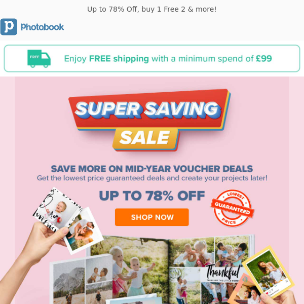 Super saving deals ends midnight  ⏰