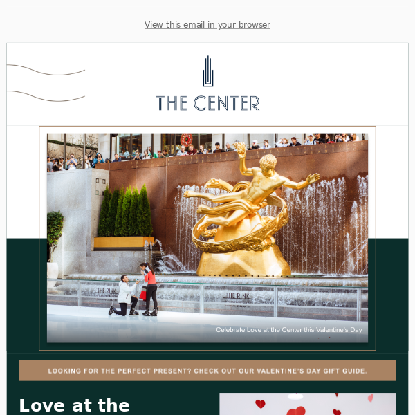 Celebrate Valentine’s Day All Month-Long at Rockefeller Center