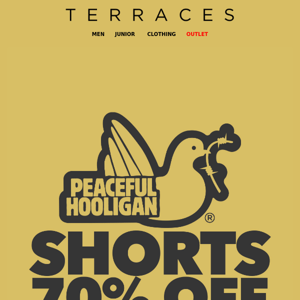 PEACEFUL SHORTS NOW 70% OFF!