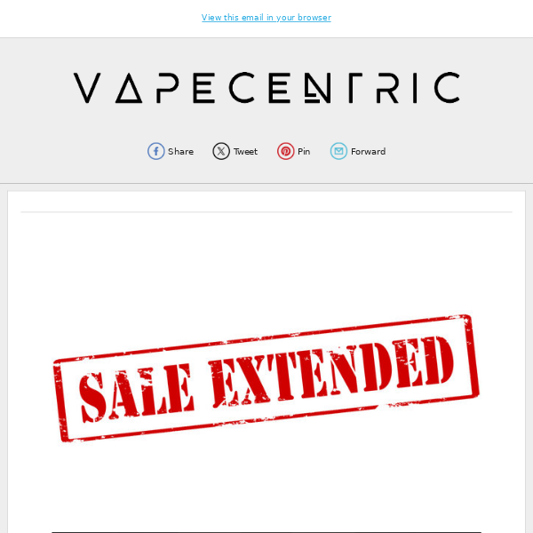 🚨 Halloween Sale EXTENDED! 🎃 Save up to 95% on E-Juice! 🚨