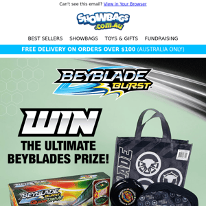 WIN The Ultimate Beyblades Prize!