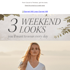 3 weekend looks you'll love