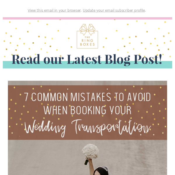 🚎 Avoid these common wedding transportation mistakes