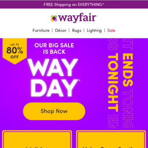 WAY DAY | MASSIVE DISCOUNTS AHEAD 👉 👉