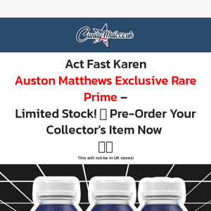 NEW RARE PRIME EXCLUSIVE - Limited Stock! 🏒🔥 Pre-Order Now!