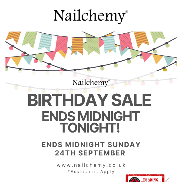 📣 Our Birthday Sale Ends Midnight!  📣