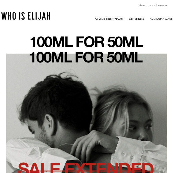 100ML SALE EXTENDED