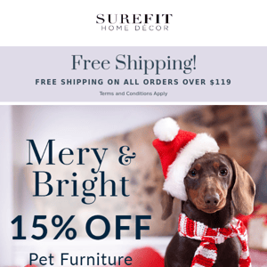 Holiday Pet Presents Are 15% OFF