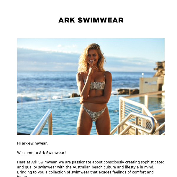 Welcome to Ark Swimwear