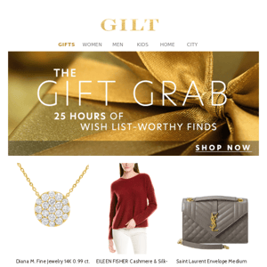 25-HR Gift Grab. Countdown’s ON.