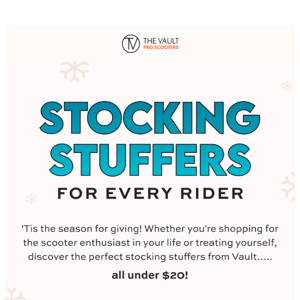 🎅 Tis the season for Scooter Stocking Stuffers!