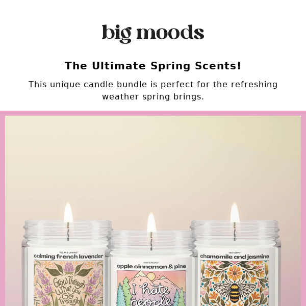 Brand New Spring Candle Pack!