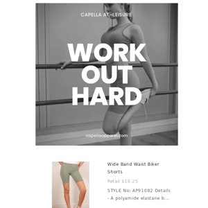 Capella Athleisure just launched!