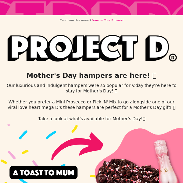 Mother's Day hampers are here! 🩷