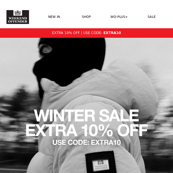 Use code EXTRA10 for an extra 10% off site-wide | Ending soon