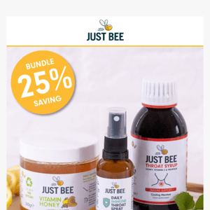 25% off immunity products today! 😷