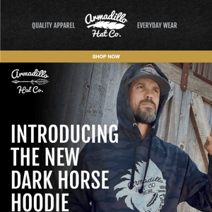 New Hoodie: The Dark Horse 🐎