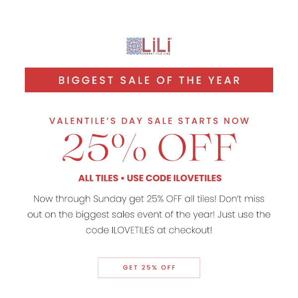 BIGGEST SALE YET: 25% OFF SITEWIDE