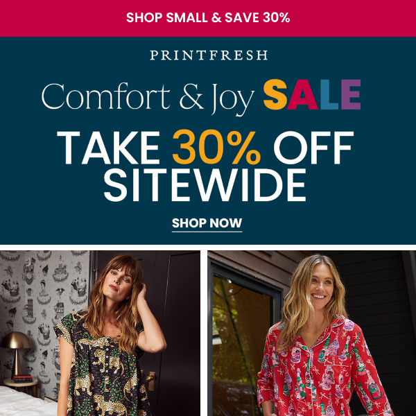 Shop Small & Save 30%