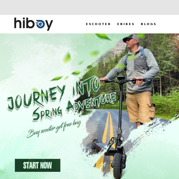Journey Into Spring Adventure with Hiboy