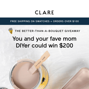 Nominate your favorite DIYer to win a $200 Clare gift card!