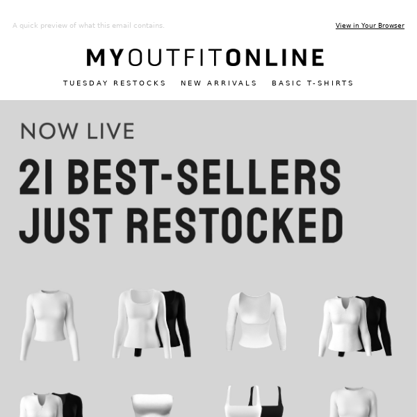 BEST-SELLERS JUST RESTOCKED