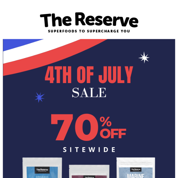 70%OFF sitewide starts NOW! 💙❤