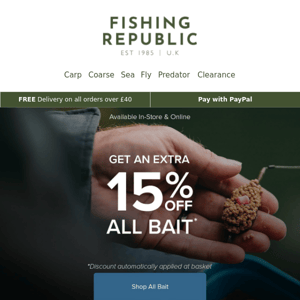 Time to grab a bait bargain?