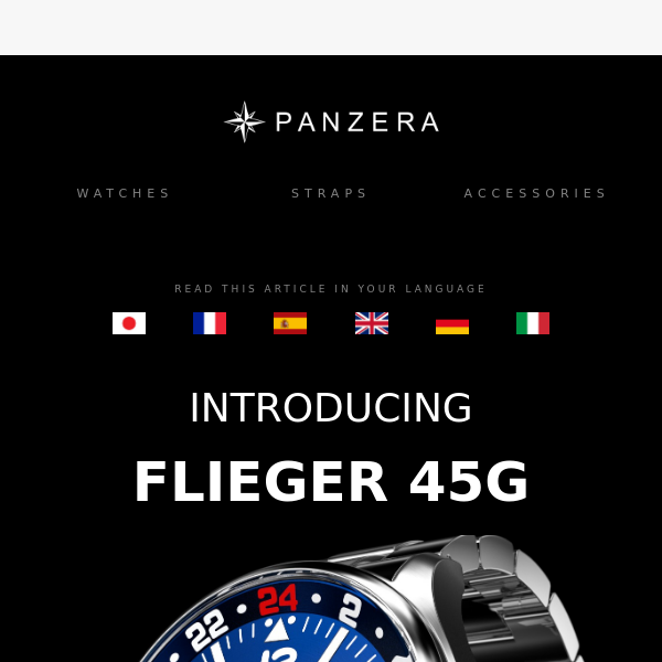 Introducing the FLIEGER 45 GMT