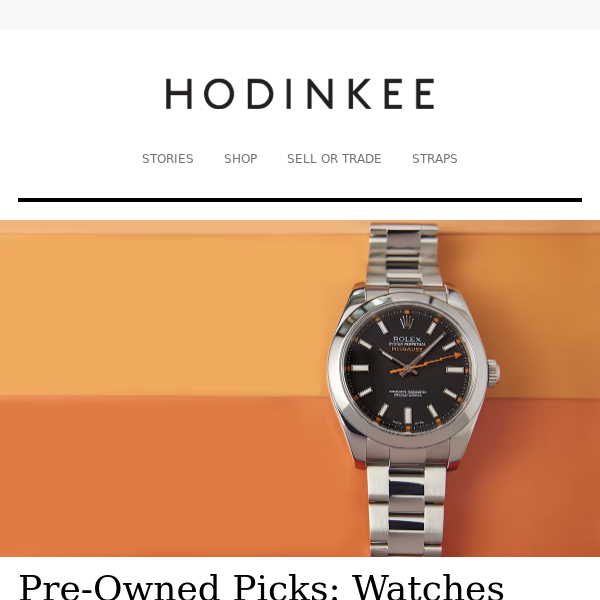 Pre-Owned Picks from the Hodinkee Shop