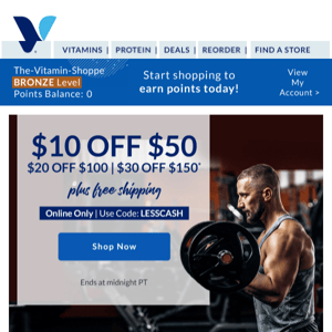 The Vitamin Shoppe: Wanna save up to $30?